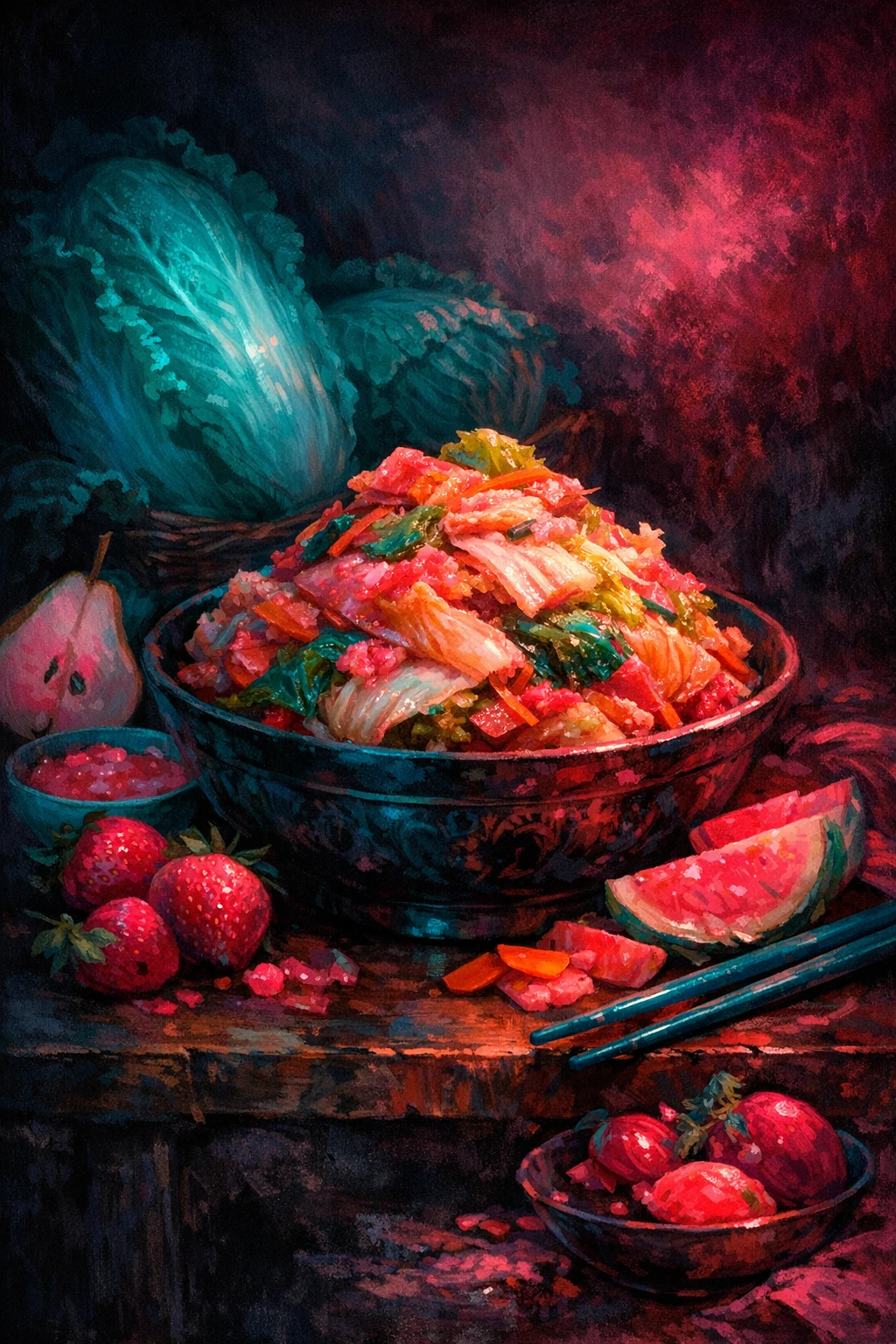 Baechu Geotjeori: Fresh Spring Cabbage Kimchi for Little Hands