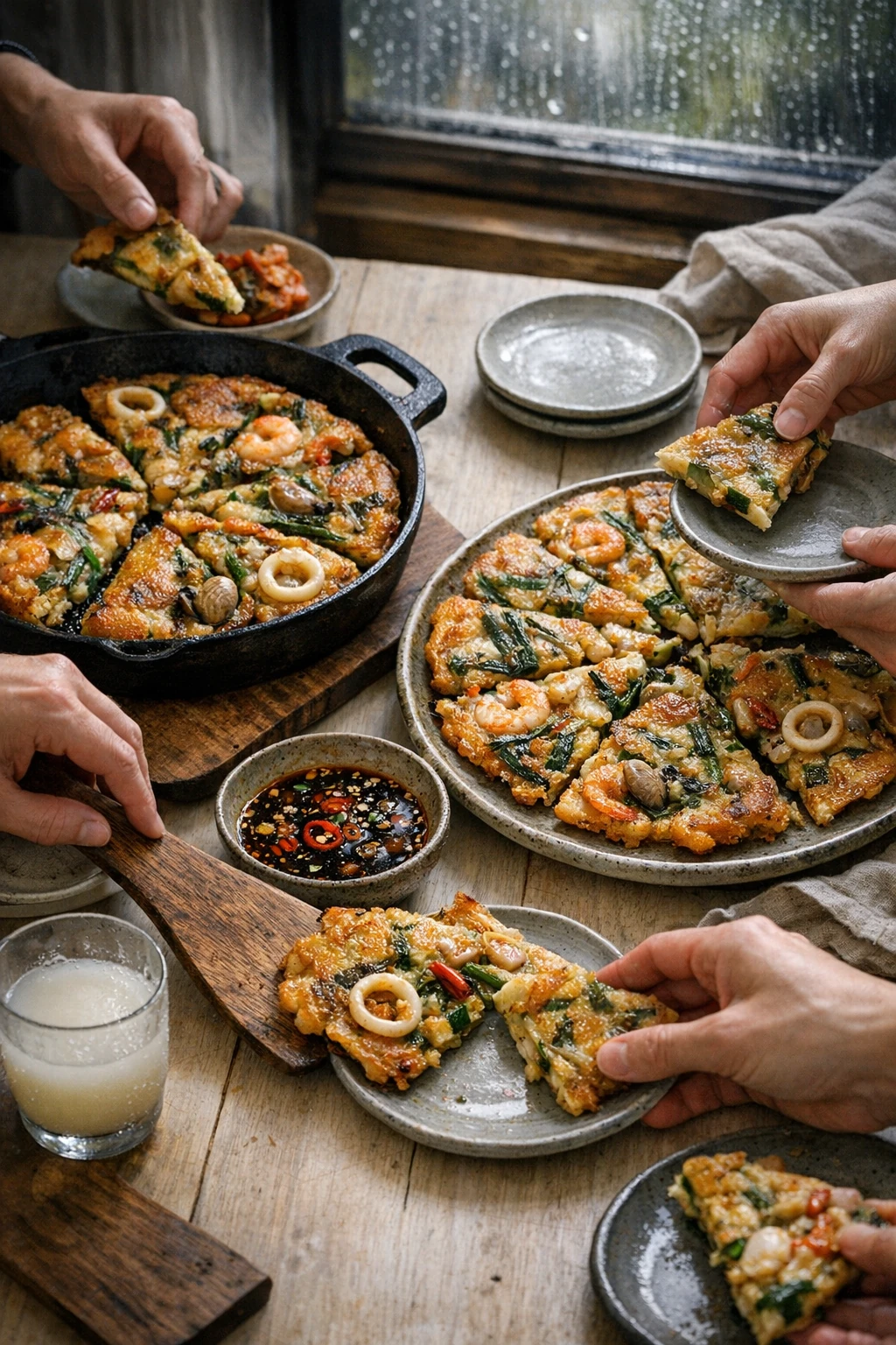 Haemul Pajeon: The Crispy-Edged Seafood Scallion Pancake That Rivals Any Rainy-Day Craving