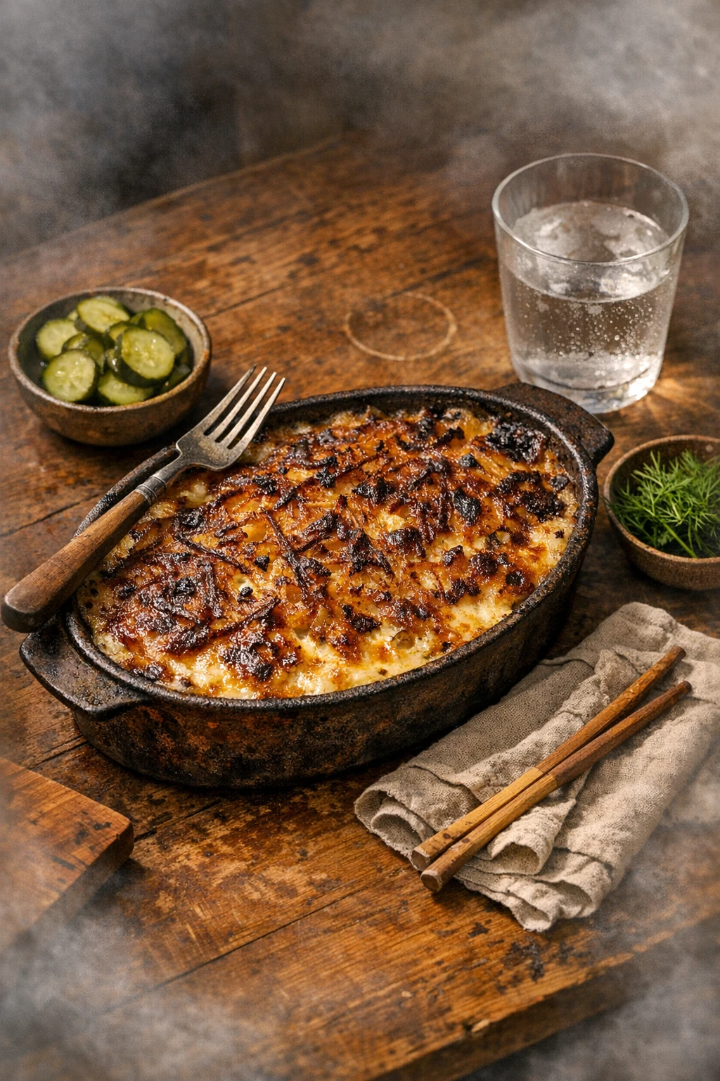 Jansson's Temptation: Swedish Potato and Anchovy Gratin for the Spring Smorgasbord