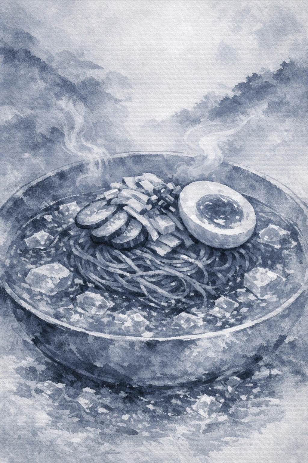 Mul Naengmyeon: Ice-Cold Buckwheat Noodles in Crystalline Beef Broth