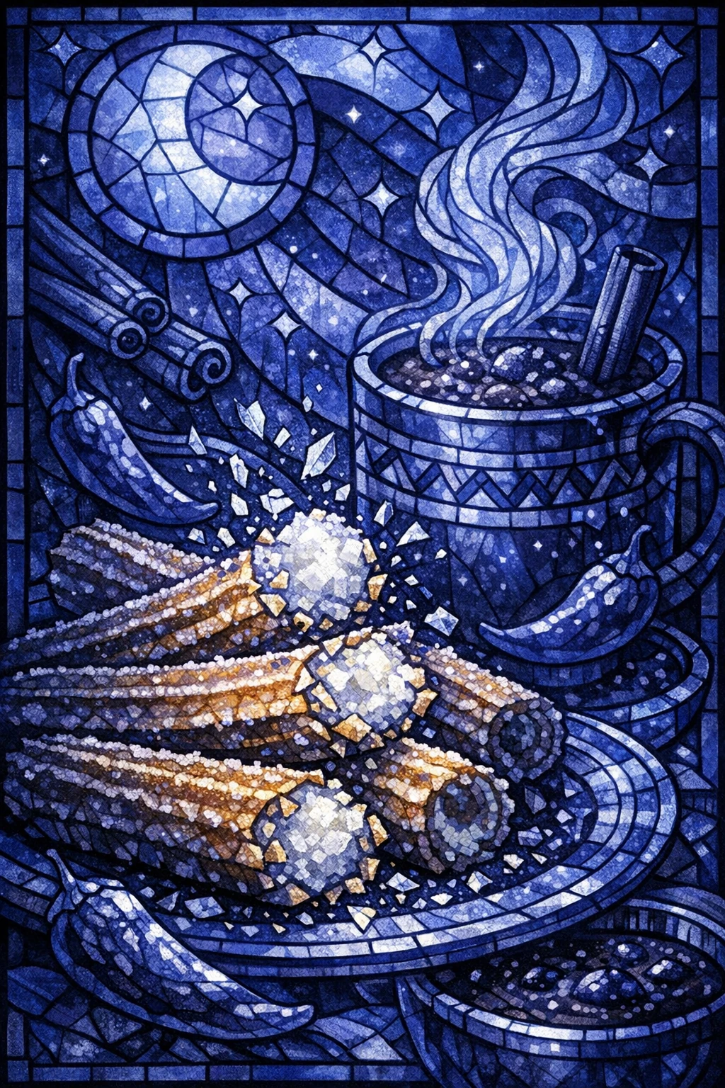 Churros with Mexican Hot Chocolate