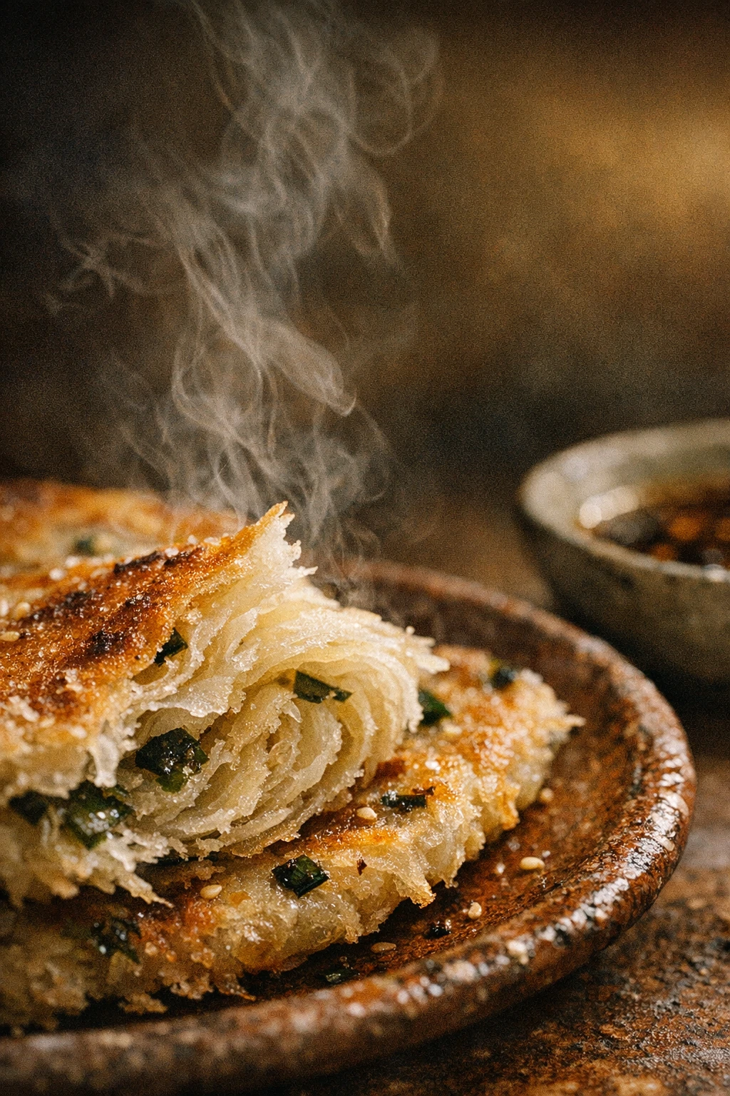 Cong You Bing - Shatteringly Flaky Chinese Scallion Pancakes