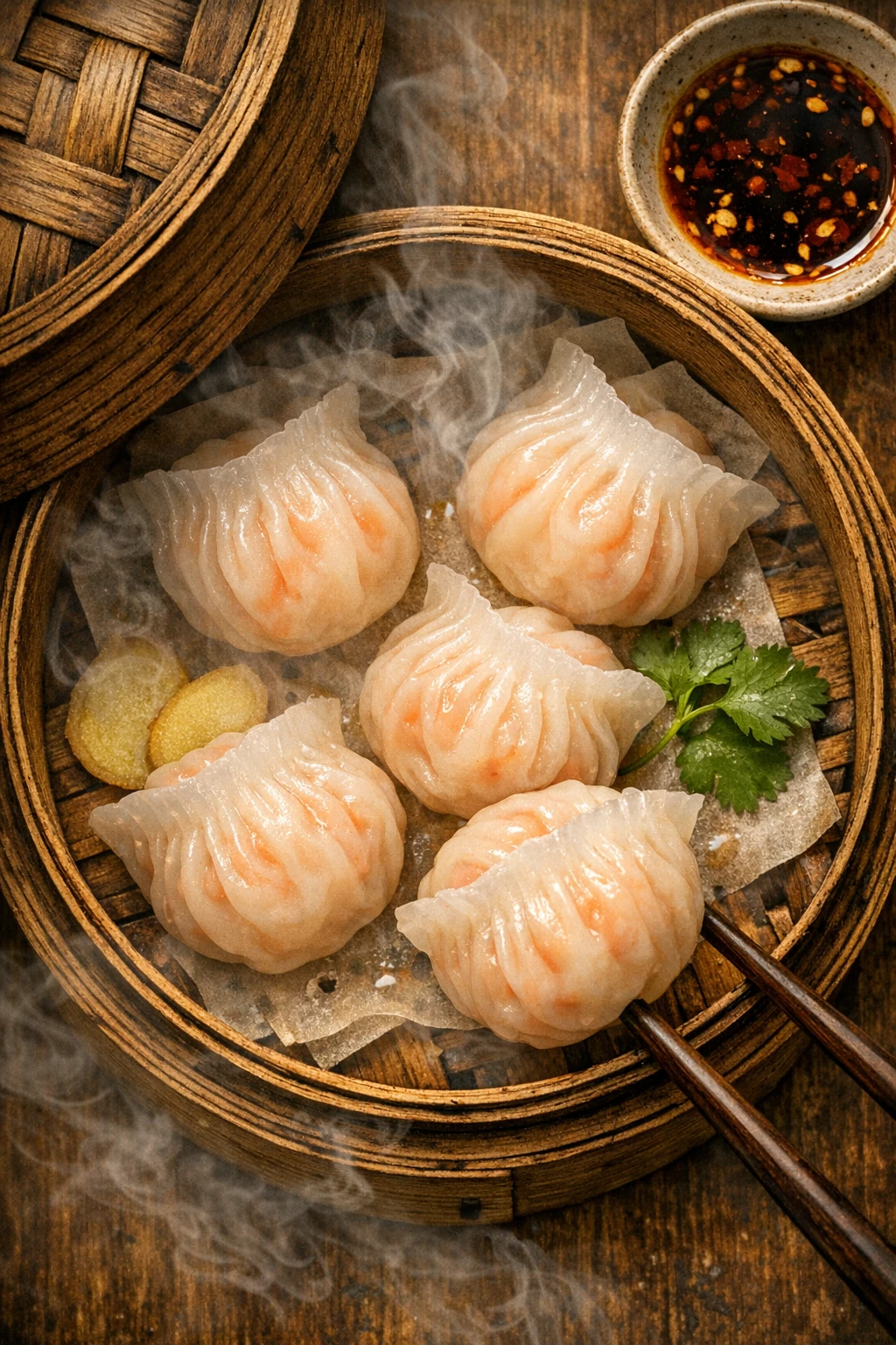 Crystal Har Gow: Translucent Shrimp Dumplings
