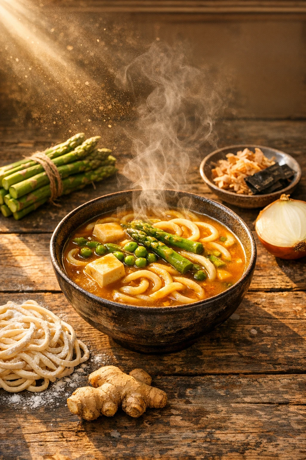 Curry Udon: Silky Spring Dashi-Curry Noodles in 20 Minutes