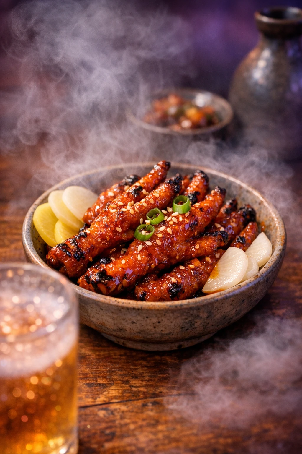 Dakbal: Fiery Korean Chicken Feet for Spring Soju Nights