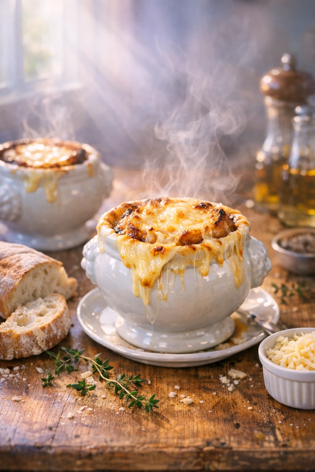 French Onion Soup with Gruyere Crouton