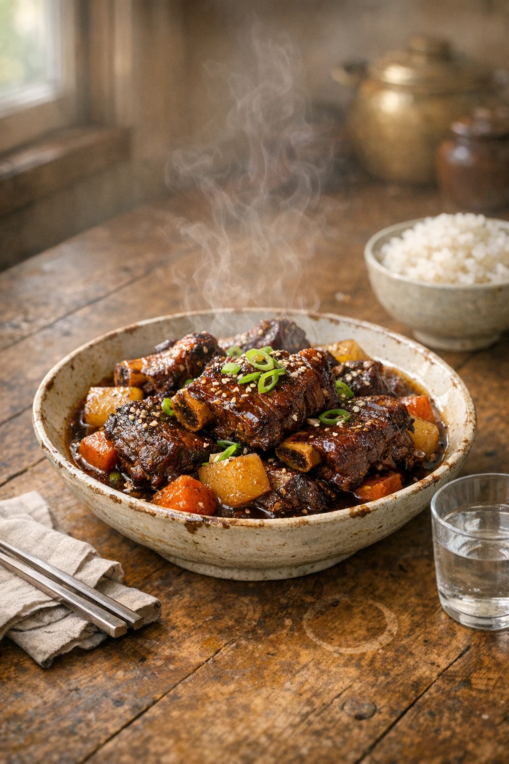 Galbi-jjim: Soy-Braised Short Ribs for Family Feasts