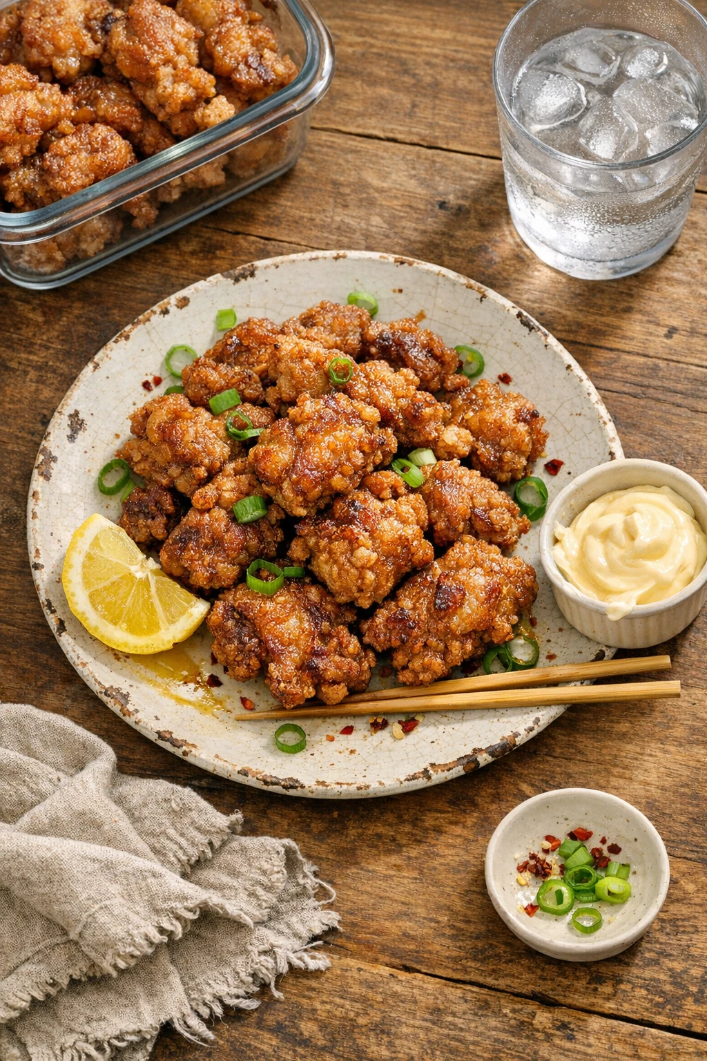 Karaage: Ginger-Marinated Japanese Fried Chicken for Meal Prep