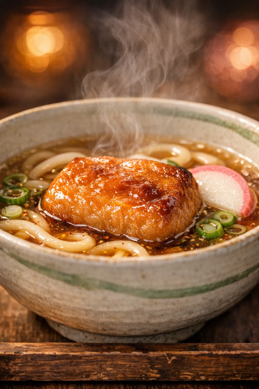 Kitsune Udon: Sweet Tofu Pouch Noodle Soup