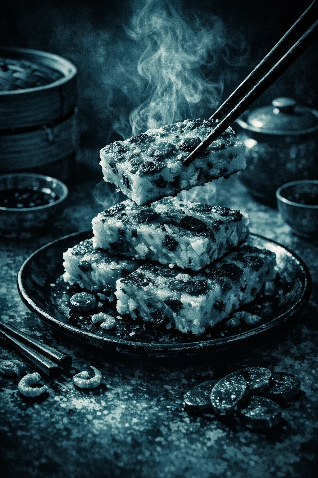 Luo Bo Gao: Pan-Fried Daikon Turnip Cake