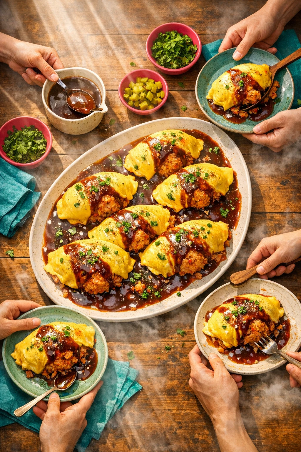 Omurice: Silky Omelette Rice with Demi-Glace