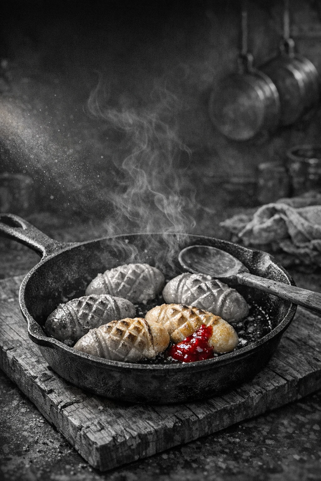 Oscypek: Smoked Cheese Grilled with Cranberry Sauce