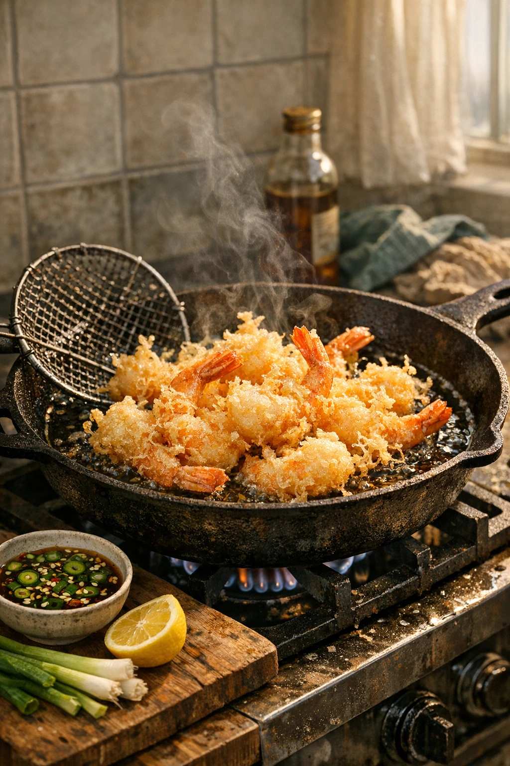 Saewoo Twigim: Korean Crispy Shrimp Tempura