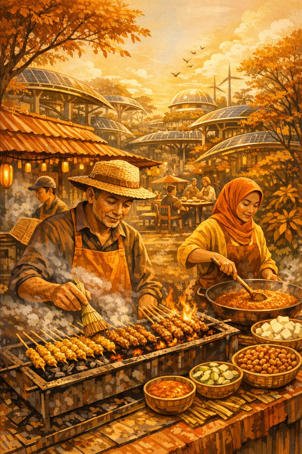 Sate Malaysia: Master-Class Charcoal Skewers with Kuah Kacang