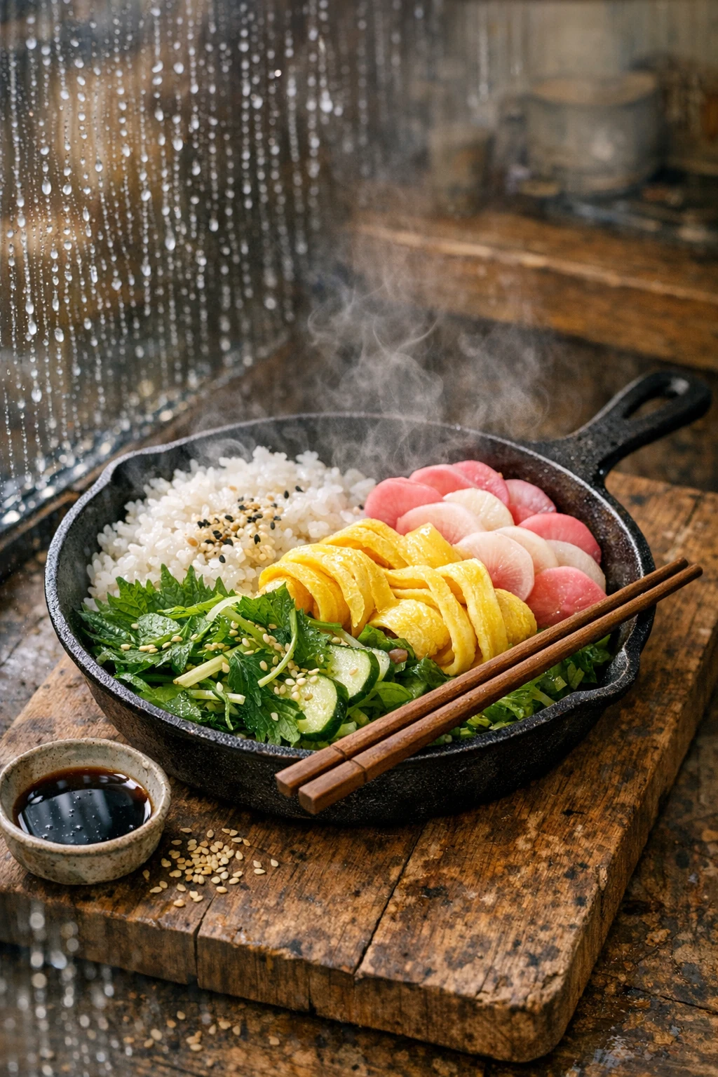 Spring Ekiben Salad Bento: A Railway Journey on a Plate